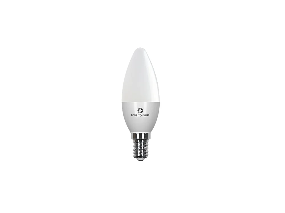 5,5W E14 mattolivfarbene LED-Glühbirne