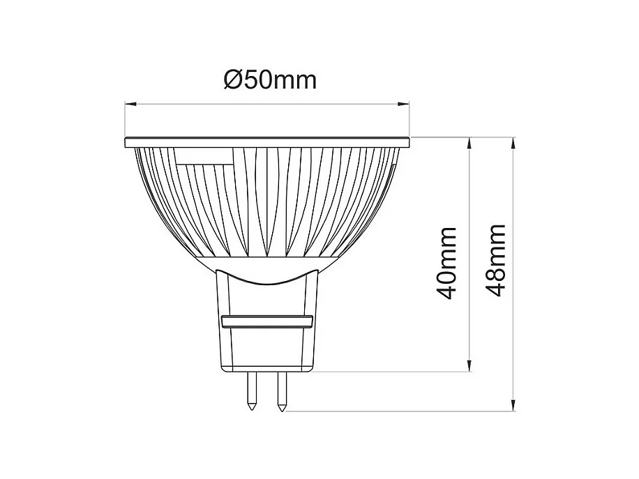 LED-spot GU5,3 6W 120 Uniform-Line 4000K