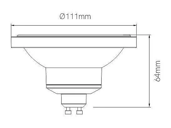 LED-lamp AR111 DOLE GU10 15W 45 4000K