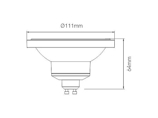 LED-Lampe AR111 LYNK GU10 13W 45 Dimmbar