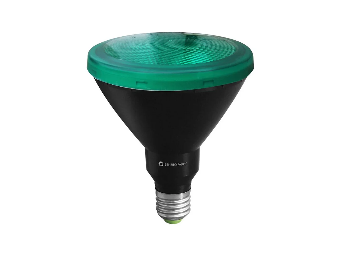 Ampoule LED PAR38 15W E27 Réflecteur parabolique Vert