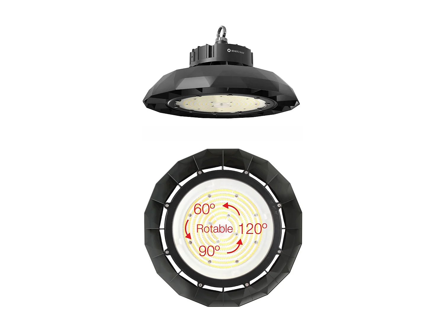 Lampada a LED industriale UFO LENS DALI 200W 100-260V 4000K