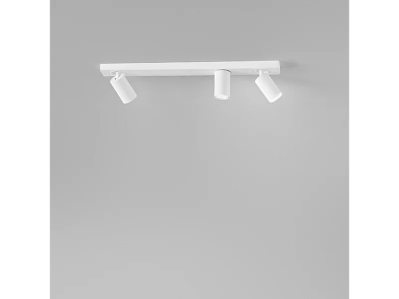 Applique murale led ronde blanche orientable ODDY 3xGu10 Perenz