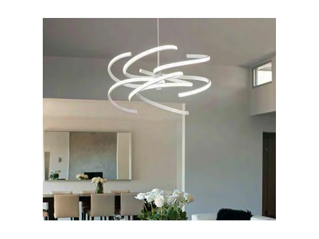 Wit metalen LED pendel 70W 6396 B Perenz 4000k