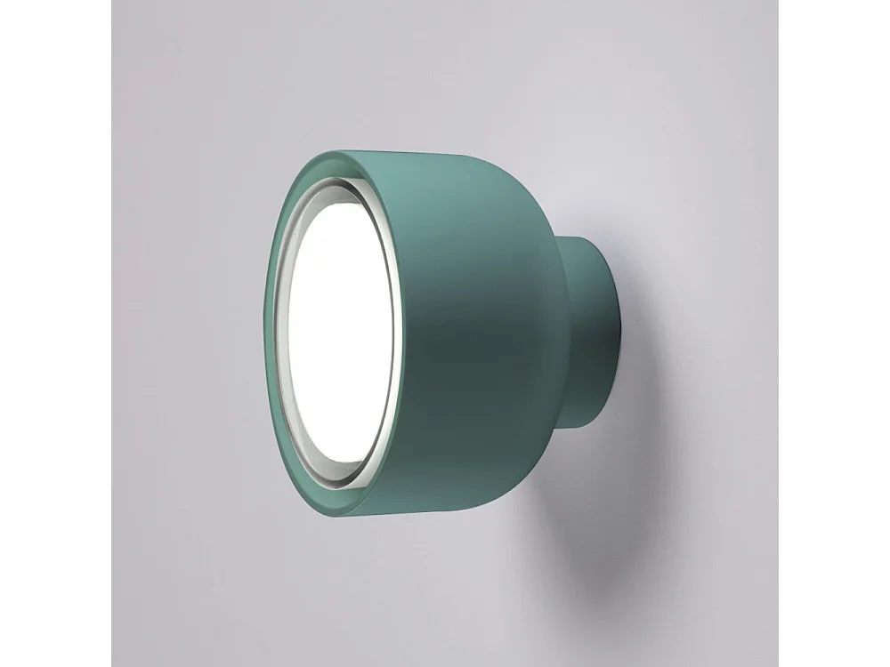 Lámpara de techo moderna BOTTONE en aluminio Petrolio 1xGX53