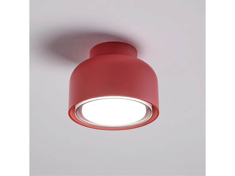 Plafonnier moderne BOTTONE en aluminium Magenta 1xGX53