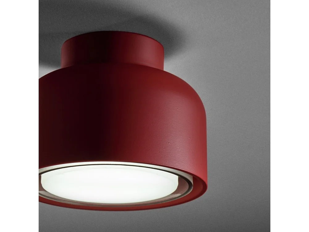 Plafonnier moderne BOTTONE en aluminium Magenta 1xGX53