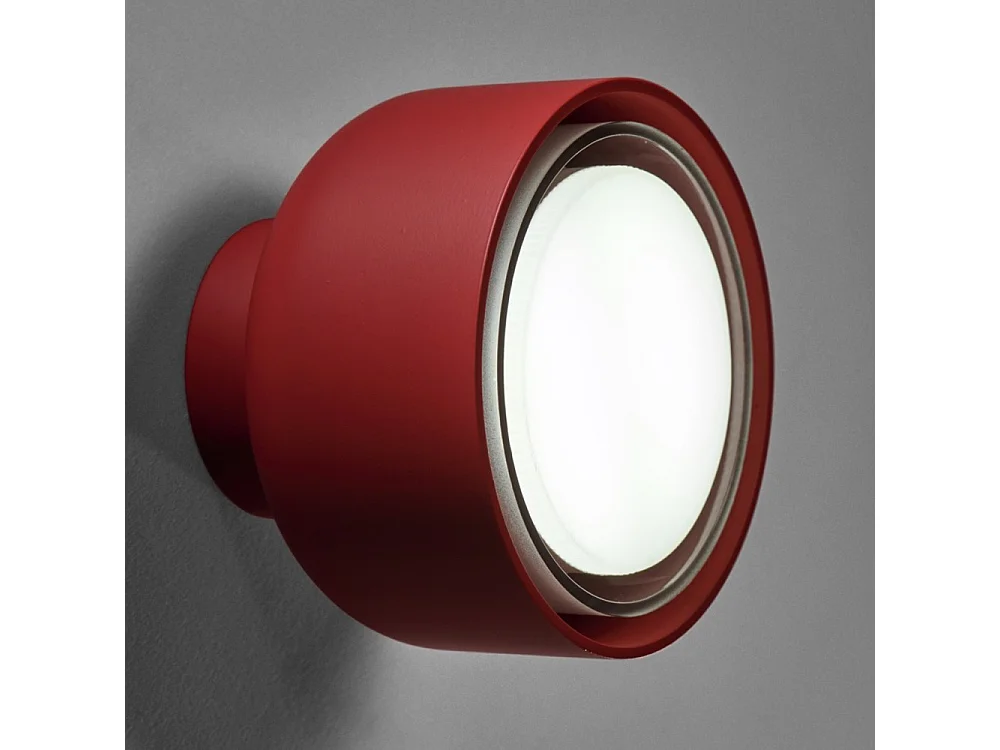 Plafonnier moderne BOTTONE en aluminium Magenta 1xGX53