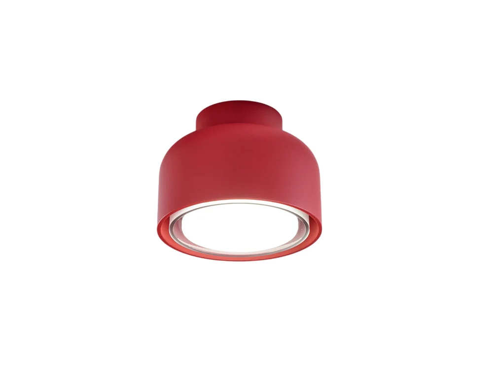 Plafoniera BOTTONE moderna in alluminio Magenta 1xGX53