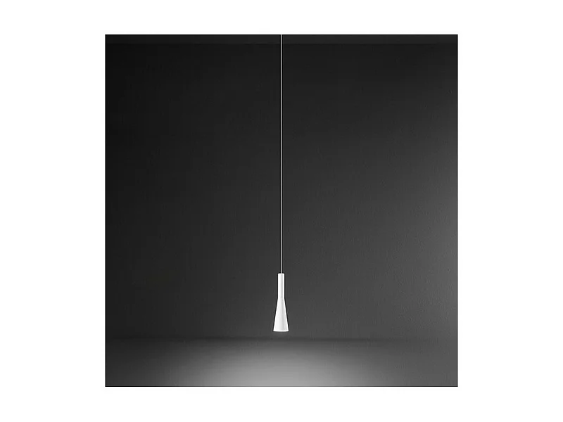 CONE Weiße LED-Pendelleuchte 7W 3000K Perenz