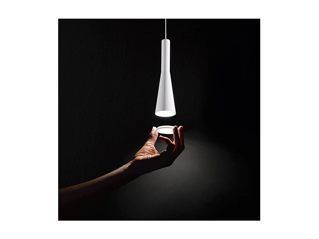 Lampada a led CONE Bianca a sospensione 7W 3000K Perenz