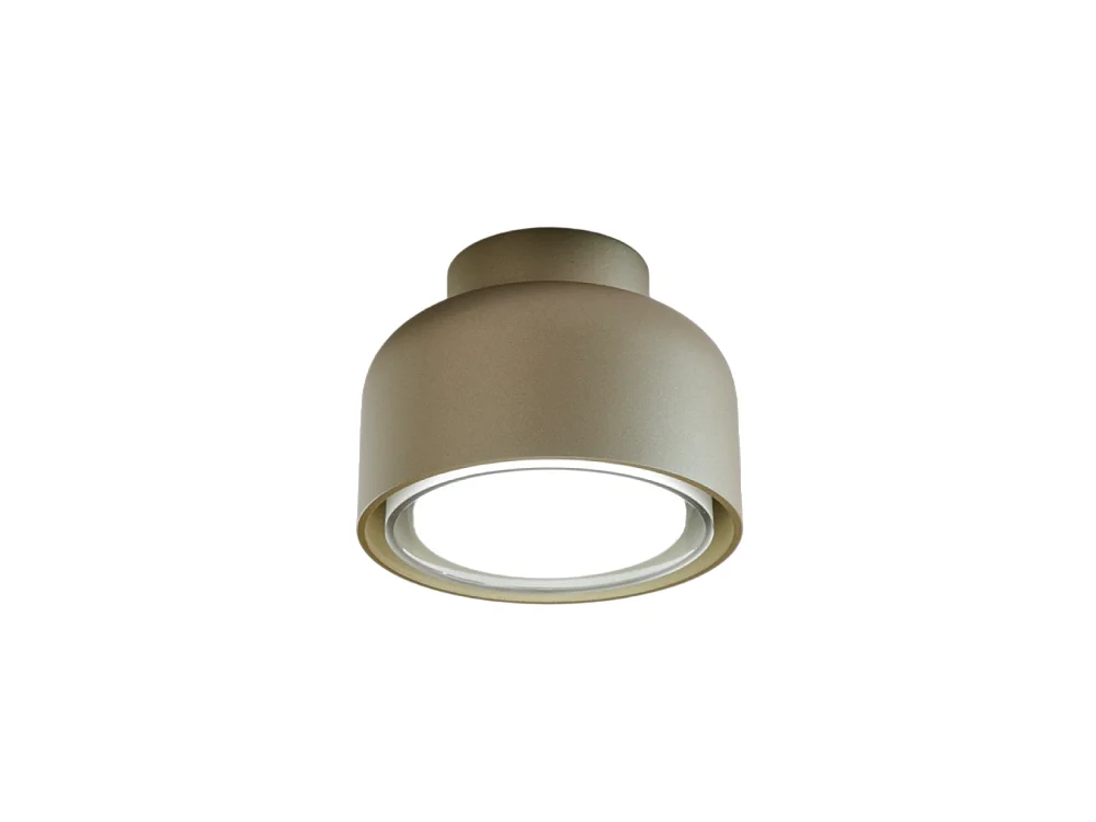 Moderne BOTTONE Deckenleuchte aus Sabbia 1xGX53 Aluminium