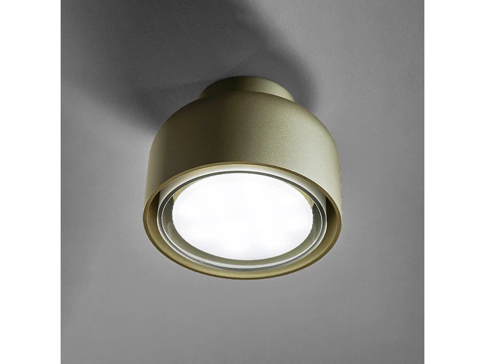 Plafonnier moderne BOTTONE en aluminium Sabbia 1xGX53