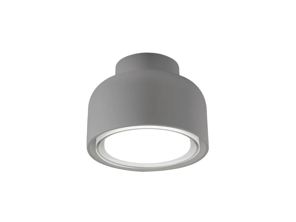 Nowoczesna lampa sufitowa BOTTONE z tytanu i aluminium 1xGX53