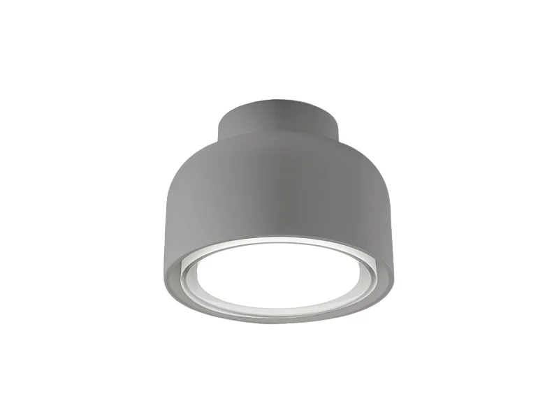 Moderne BOTTONE plafondlamp in titanium aluminium 1xGX53