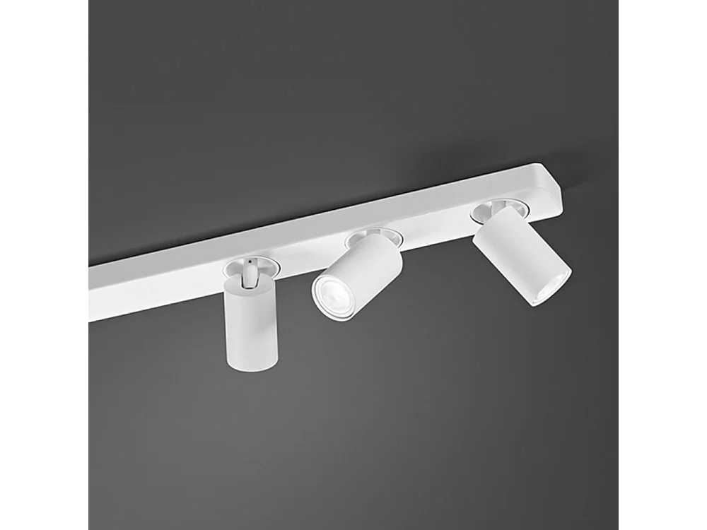 ODDY verstelbare witte ronde led wandlamp 5xGu10 Perenz
