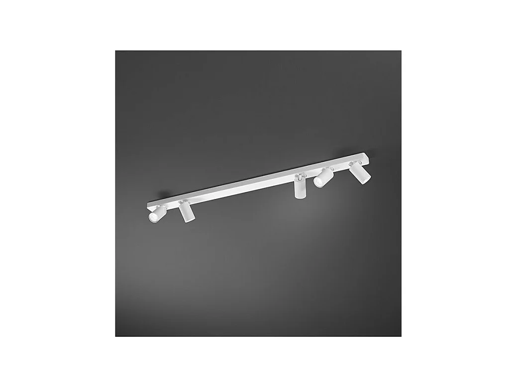 Applique murale led ronde blanche orientable ODDY 5xGu10 Perenz