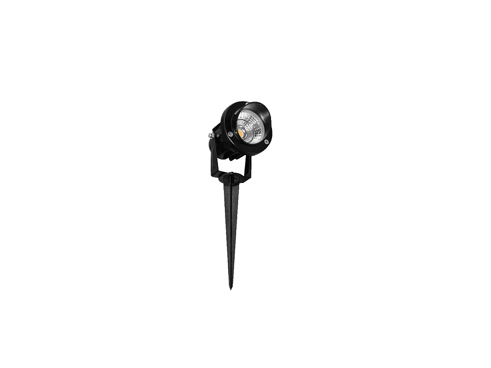 Spot LED rond FADE 5W IP65 couleur Noir Beneito faure