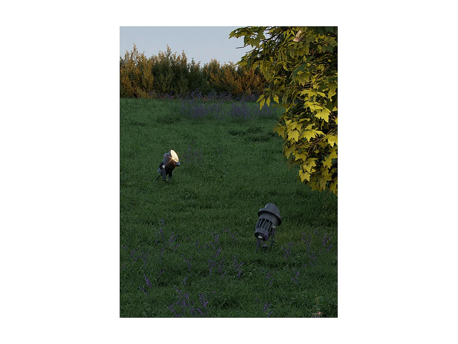 Spot LED rond FADE 5W IP65 couleur Noir Beneito faure