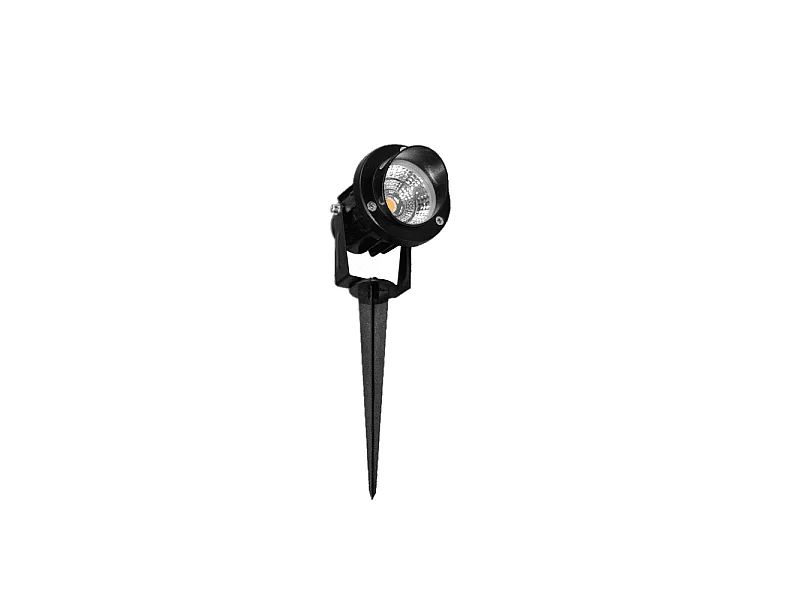 FADE ronde LED piketspot 5W IP65 kleur Zwart Beneito faure