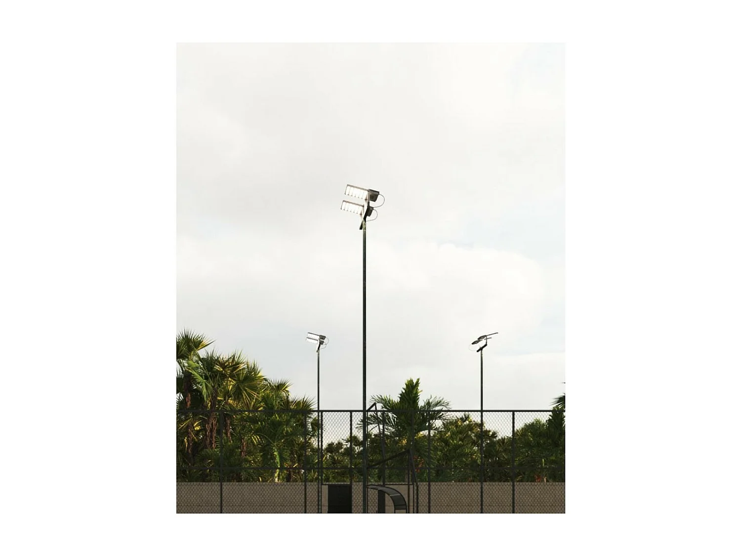 Projecteur LED haute puissance 400W 4000K et 52000 lumen IP65 pour usage sportif