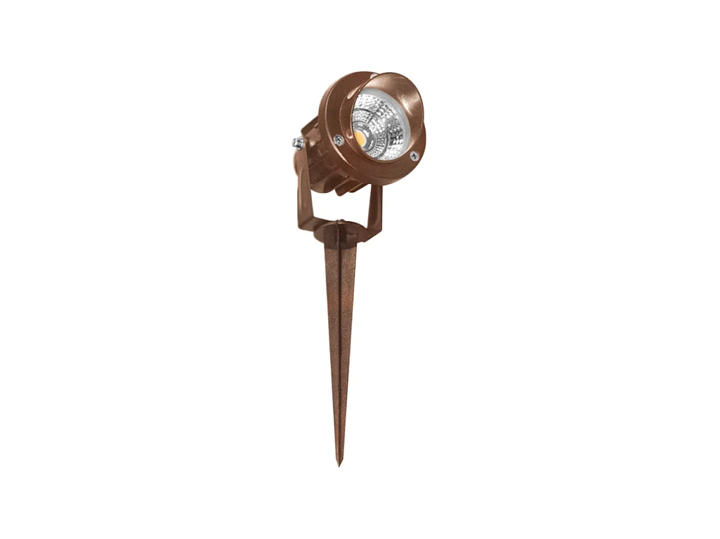 Spot LED rond FADE 5W IP65 couleur Corten Beneito faure