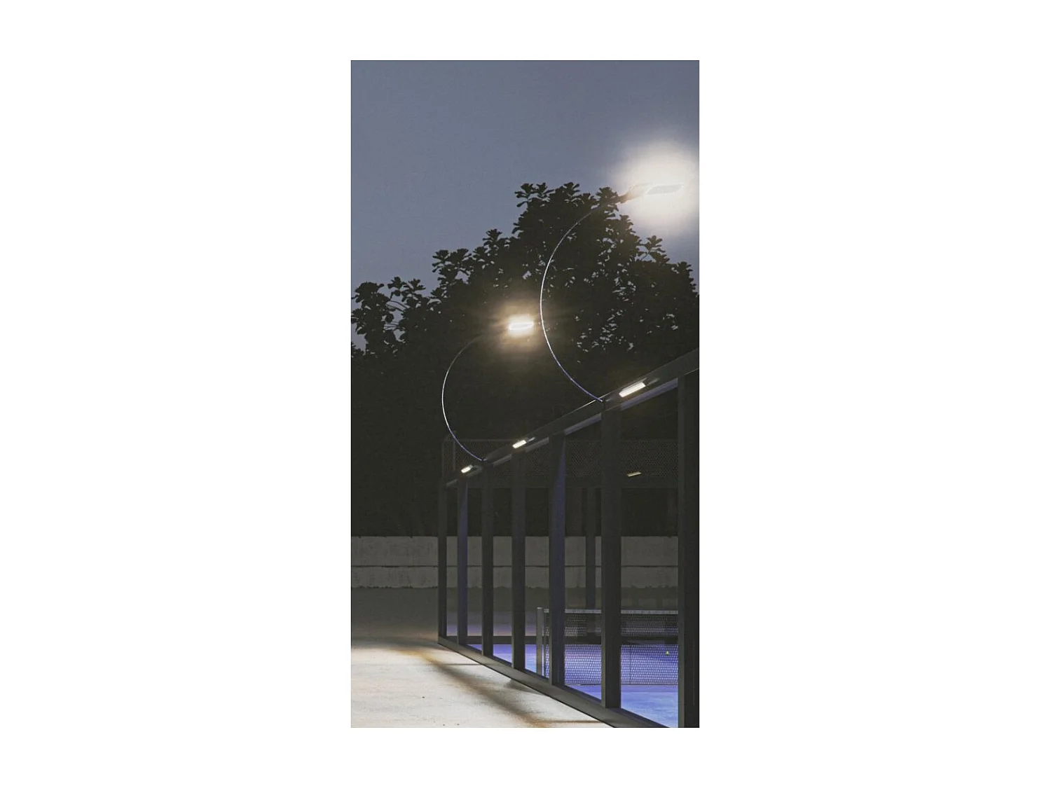 Beneito Faure -  Hochleistungs-LED-Projektor 300 W 4000 K und 39000 Lumen IP65 für den sportlichen Einsatz