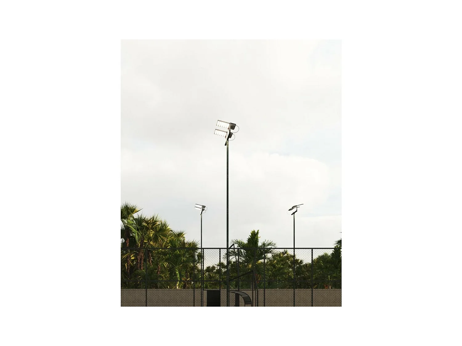 Beneito Faure -  Hochleistungs-LED-Projektor 400 W 5000 K und 52300 Lumen IP65 für den sportlichen Einsatz