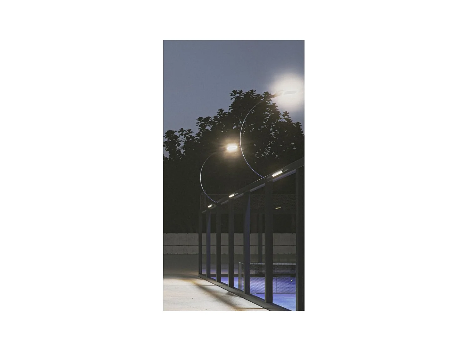 Beneito Faure -  Hochleistungs-LED-Projektor 400 W 5000 K und 52300 Lumen IP65 für den sportlichen Einsatz