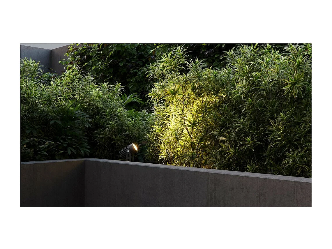 Spot LED rond ZAS 3W IP65 couleur Corten Beneito faure