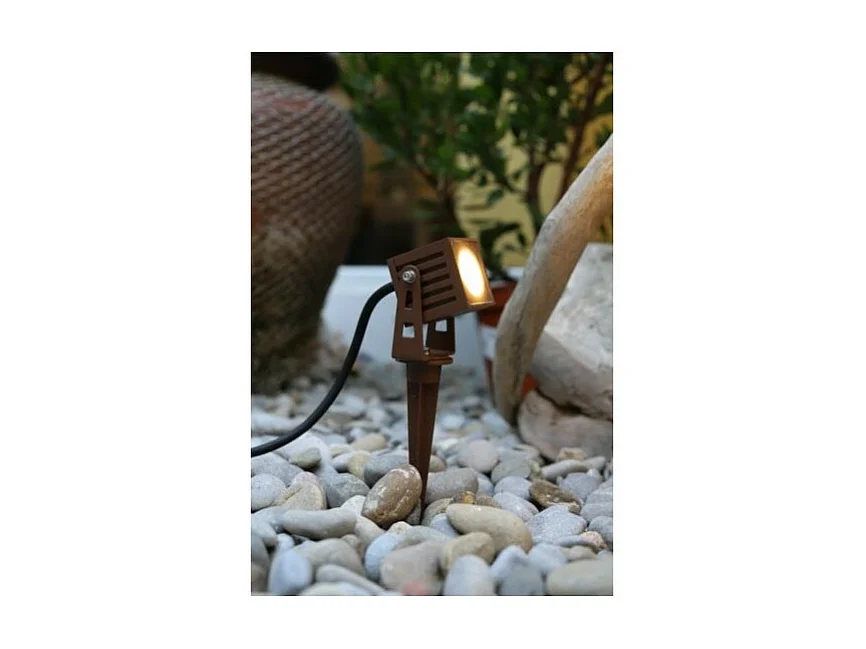 Refletor LED quadrado ZAS Beneito 7W IP65, cor branca