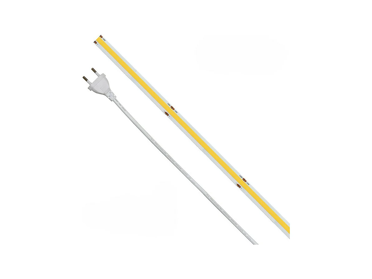 Striscia led 20m COB IP65 monocolore da 14W/MT 220V - 4000K