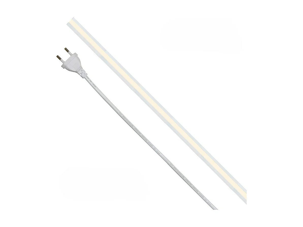 20 m COB-Milch-LED-Streifen IP65 einfarbig 14 W/MT 220 V - 3000 K