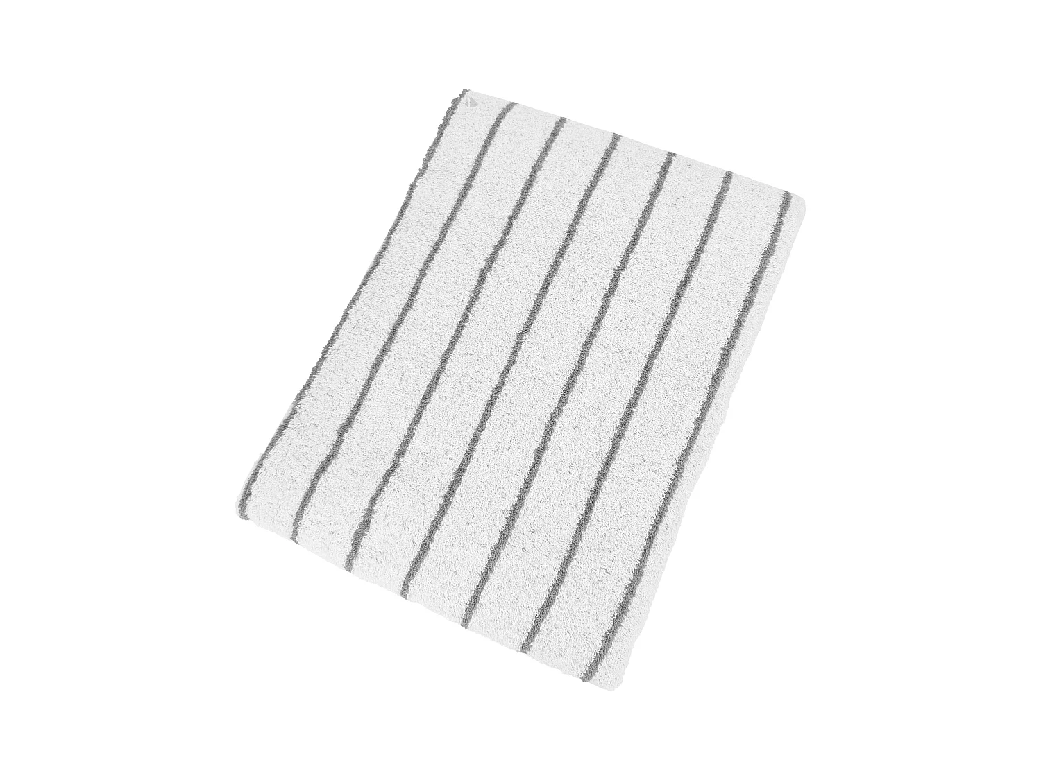 Drap de douche coton 70x140cm PURE LIGHT à rayures gris