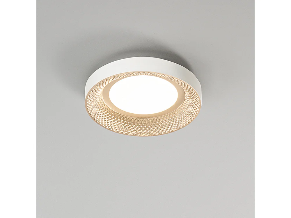 Plafoniera a led HIVE in metallo colore Oro opaco 30W Perenz ø35cm