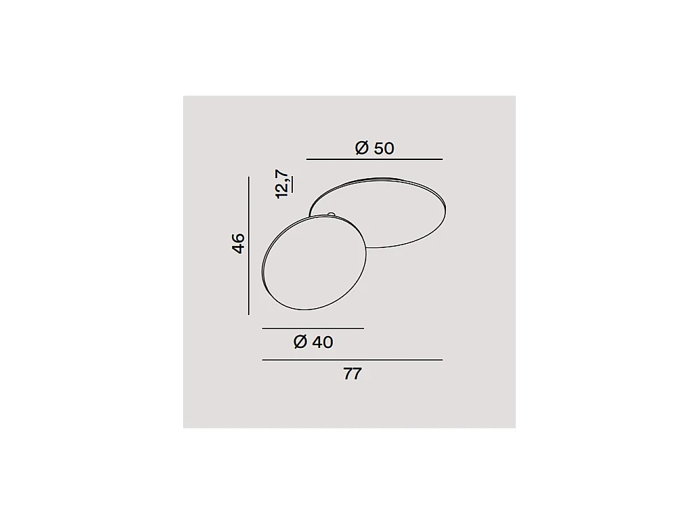 DRUM LED-Deckenleuchte aus mattschwarzgoldenem Metall 43W Perenz