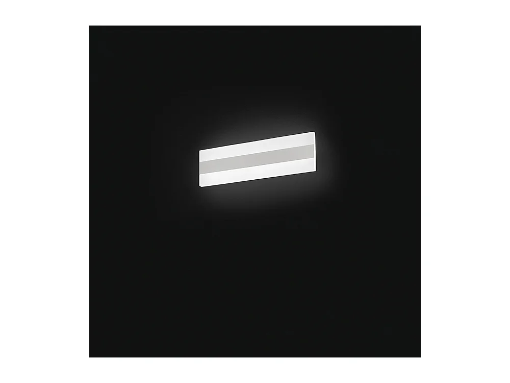 Applique a led in metallo e plexiglass 25W 35CM 6366 B 3000K