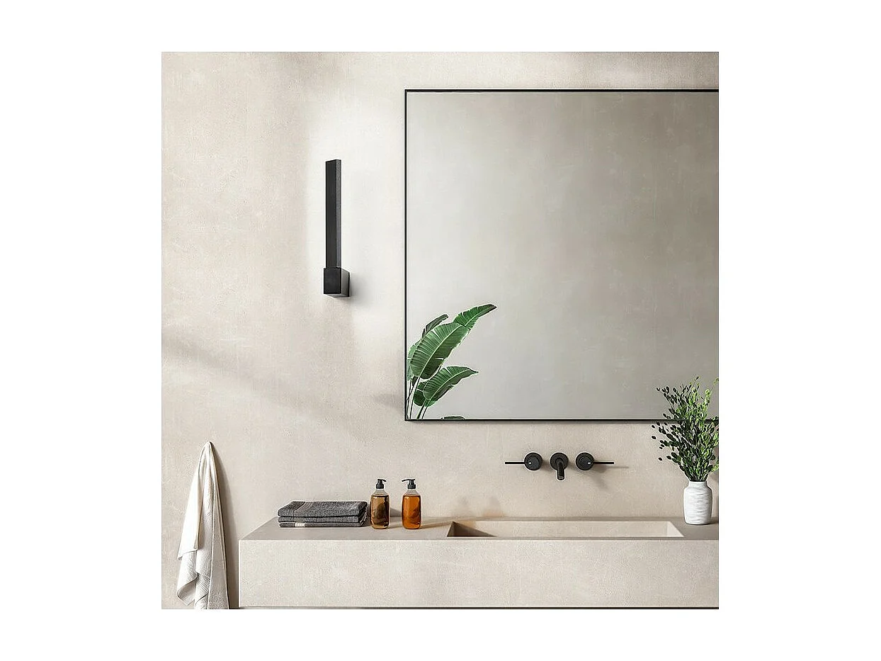 Applique Murale Led Inclinable Orientable Noire ELLE 14W Perenz