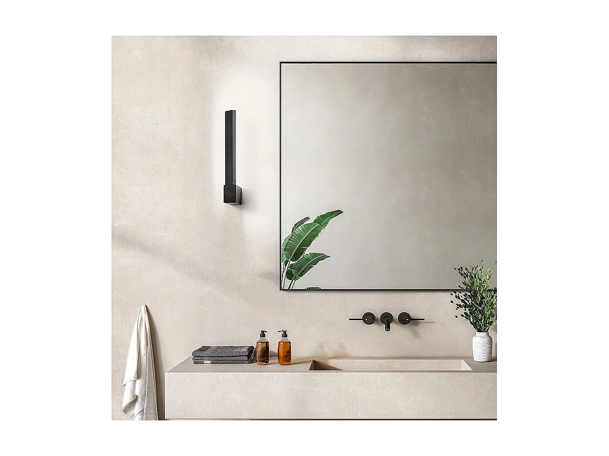 Applique Murale Led Inclinable Orientable Noire ELLE 14W Perenz