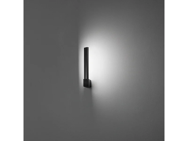 Applique Murale Led Inclinable Orientable Noire ELLE 14W Perenz