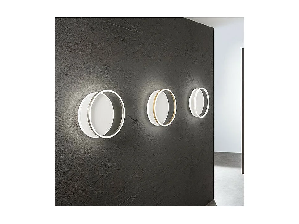 Lámpara de techo LED ORBIT Blanco y Gris 43W Perenz en aluminio