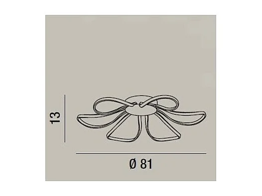 LED-plafondlamp White Blossom 6610 B LC PERENZ
