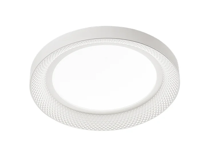HIVE LED-Deckenleuchte aus mattweißem Metall 40W Perenz ø50cm