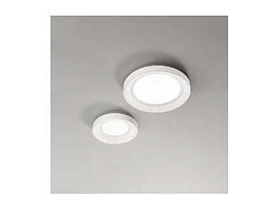 Lampa sufitowa LED HIVE w kolorze matowej bieli, metalowa 40W Perenz ø50cm