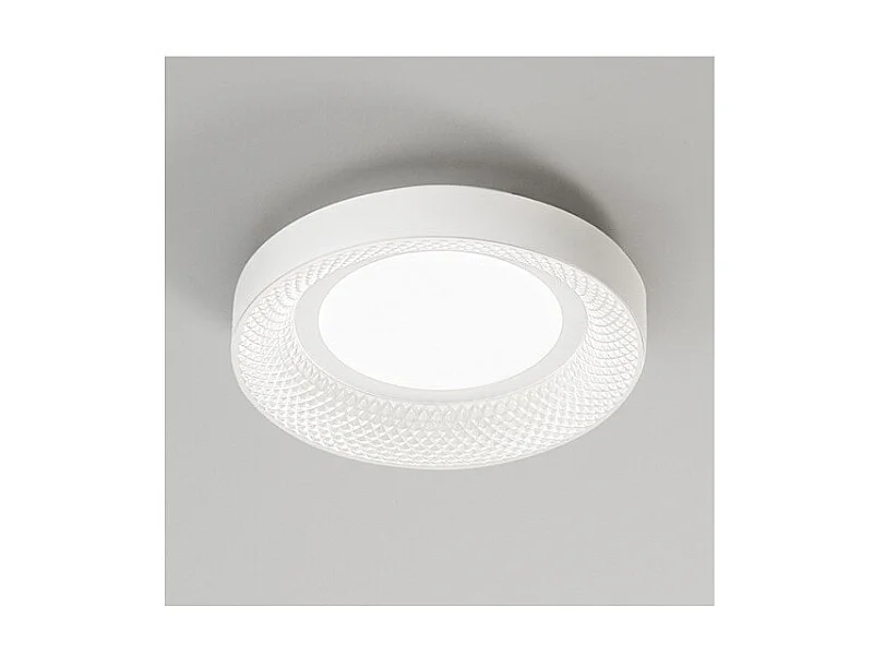 HIVE LED-Deckenleuchte aus mattweißem Metall 30W Perenz ø35cm