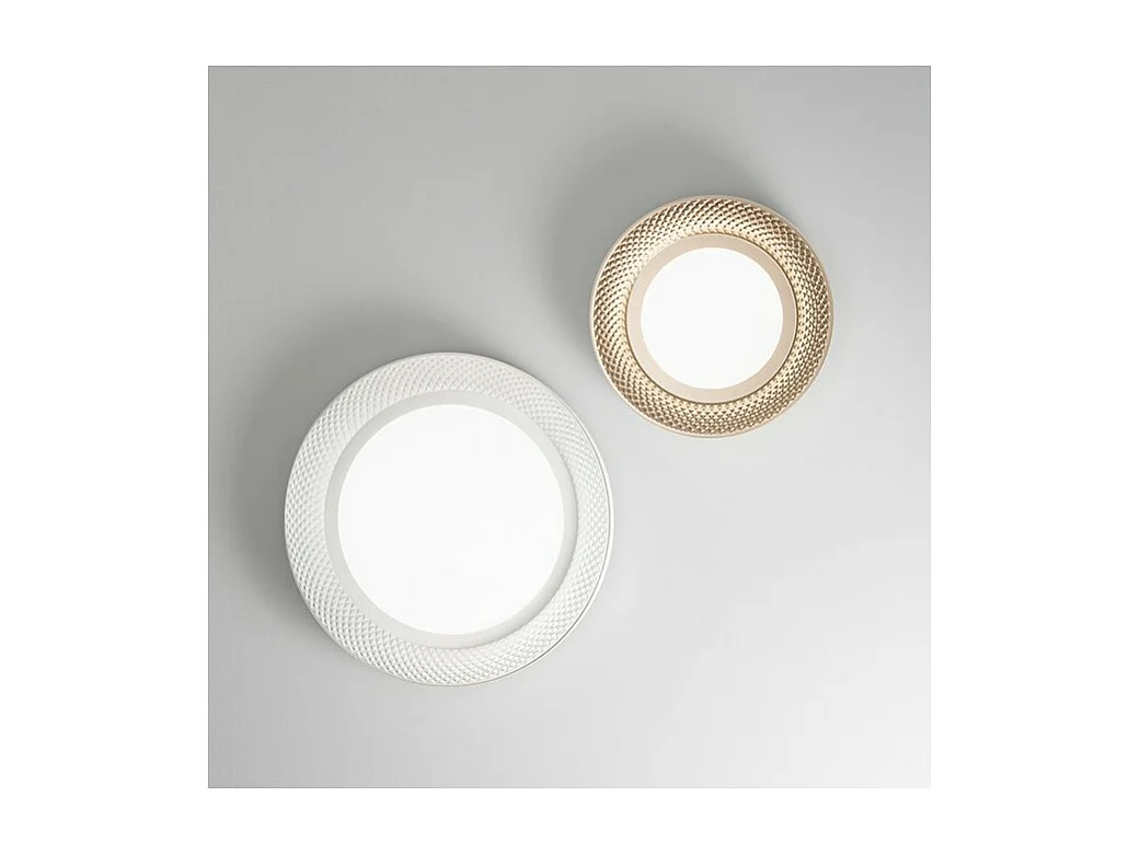 HIVE LED plafondlamp in mat goud metaal 40W Perenz ø50cm