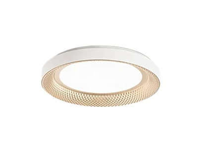 Plafonnier LED HIVE en métal doré mat 40W Perenz d.50cm