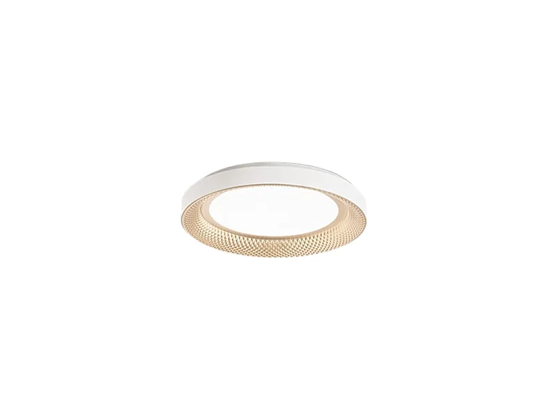 Plafonnier LED HIVE en métal doré mat 40W Perenz d.50cm