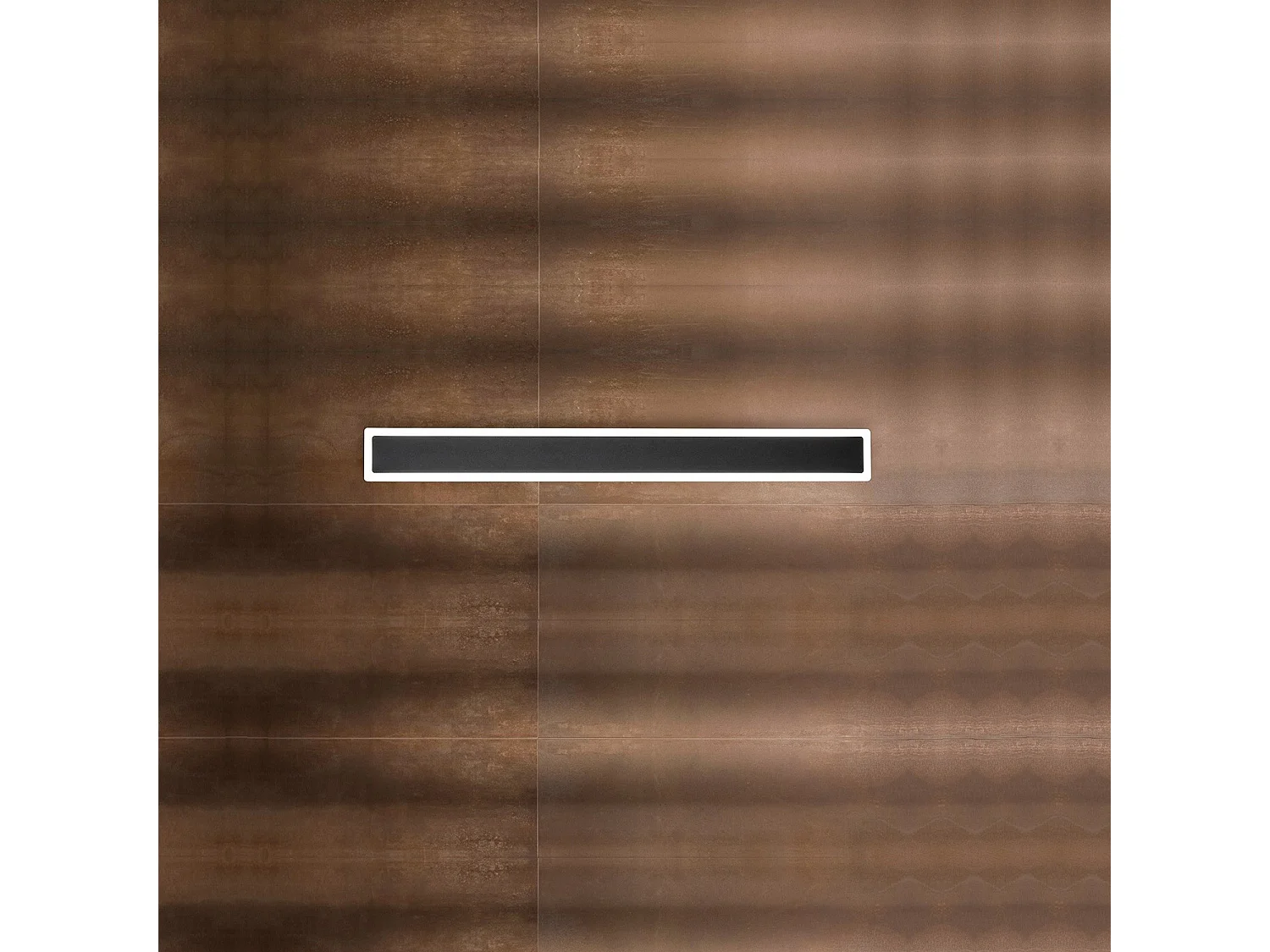 Applique led WALLY en aluminium 17W 3000K Perenz 62,5 cm noire