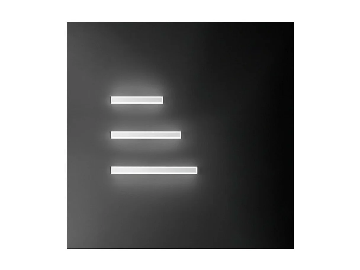 WALLY LED-Wandleuchte aus Aluminium 17W 3000K Perenz 62,5 cm Weiß